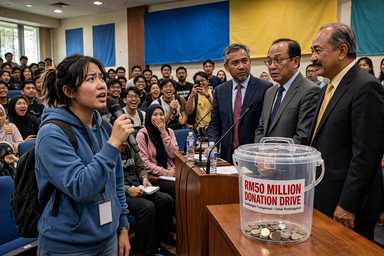 OPINION: Student calls donations to Najib 'stupidest thing'.