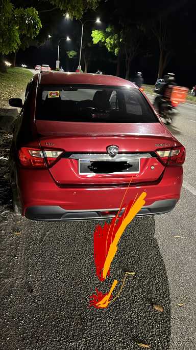 My car broke down and a stranger offered me some money