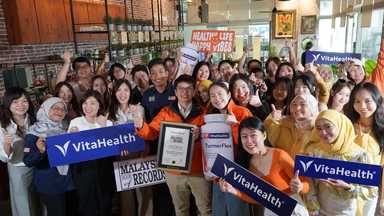 VitaHealth Crowned Malaysia’s Leader in Turmeric Wellness by Malaysia Book of Records