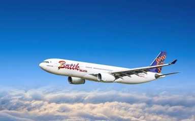 Batik Air Adds 2 New Indonesia Routes From Subang and Penang This October
