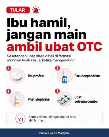 Jangan ambil ubat otc?
