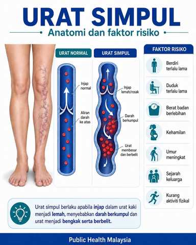 Urat simpul: Anatomi dan faktor risiko