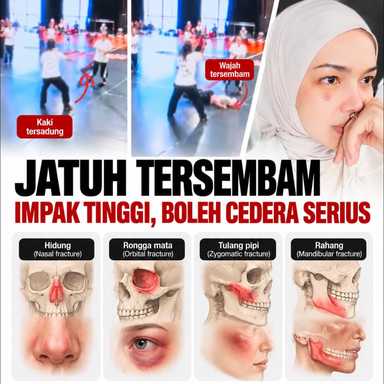 Bahaya jatuh tersembam