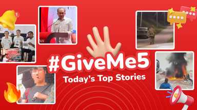 ✋🏻 #GiveMe5: Today’s Top Stories