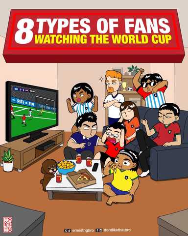 There is one in every friend group. Which World Cup fan are you?