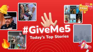 ✋🏻 #GiveMe5: Today’s Top Stories