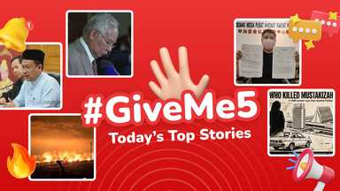 ✋🏻 #GiveMe5: Today’s Top Stories