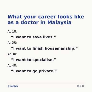 What your career looks like as a doctor in Malaysia