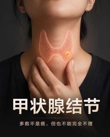 脖子前面摸到一粒东西,可能不是热气