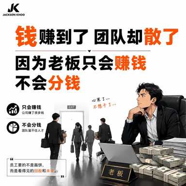 钱赚到了，团队却散了。