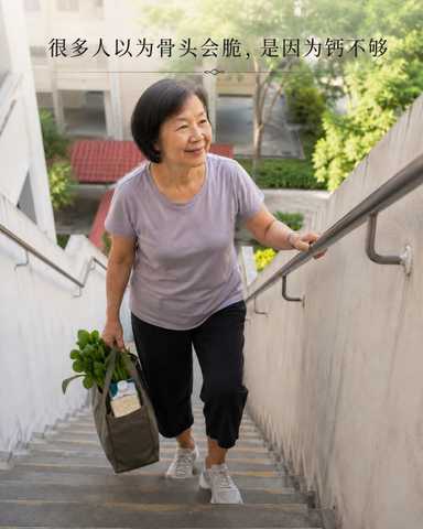 很多人以为骨头会脆，是因为钙不够。