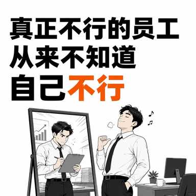 真正不行的员工，从来不知道自己不行。