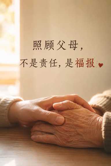 照顾父母，不是责任，是福报