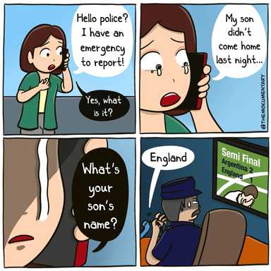 Disappointing son.