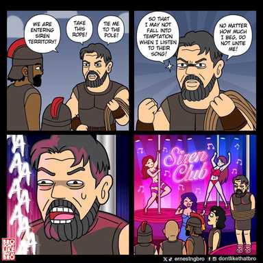 Odysseus and the boys night out