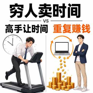 赚钱只有3个方法。90% 的人一辈子只用了第一个。