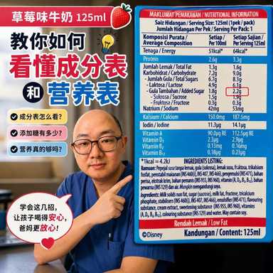 教你如何看懂成分表和营养表