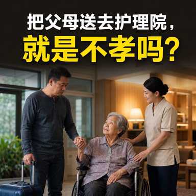 把父母送去护理院，就是不孝吗？