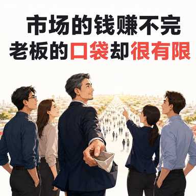 市场的钱赚不完，老板的口袋却很有限