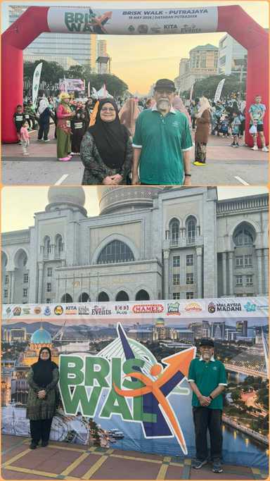 Car Free Day at the main roads in Putrajaya for Brisk Walk in conjunction with Mothers' Day & Women's Month 
