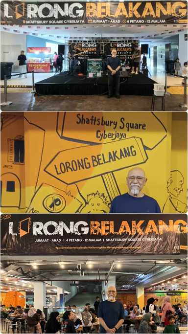 A weekly community street market @Lorong Belakang (Back Lane) Shaftsbury powered by the youth of Cyberjaya