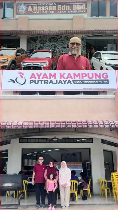 Restoran Ayam Kampung Pinggiran Putra renowned for its classics signature indigenous village breed chicken in Putrajaya