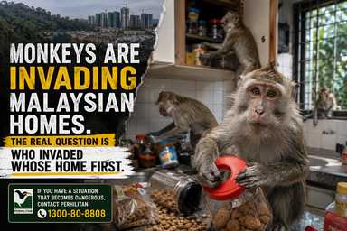 Monkeys Are Invading Malaysian Homes. The Real Question Is Who Invaded Whose Home First.
