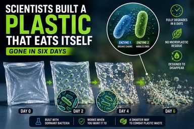 Scientists Built a Plastic That Eats Itself In Six Days