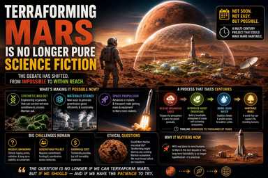 Terraforming Mars Is No Longer Pure Science Fiction