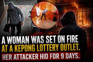A Woman Was Set on Fire at a Kepong Lottery Outlet. Her Attacker Hid for 9 Days.