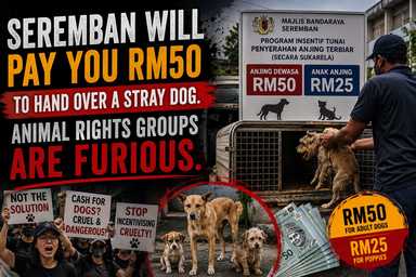 Seremban Will Pay You RM50 to Hand Over a Stray Dog. Animal Rights Groups Are Furious.