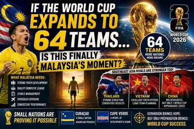 #GilaBola | If the FIFA World Cup Expands to 64 Teams… Is This Finally Malaysia’s Moment?