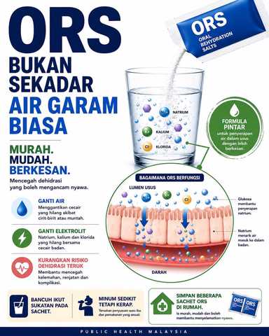 ORS bukan Sekadar Air Garam Biasa