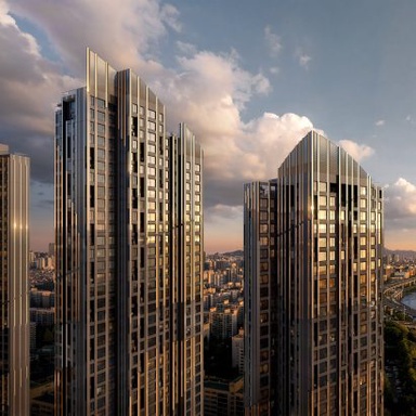 Studio Libeskind designs cluster of Seoul skyscrapers as "a living work of art"