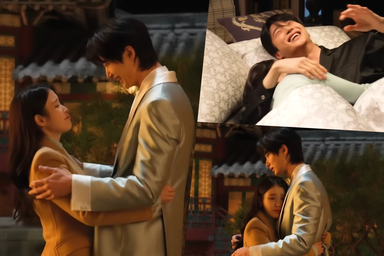 Watch: IU And Byeon Woo Seok Create A Sweet Atmosphere On Set Of “Perfect Crown”