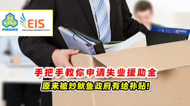 手把手教你申请失业援助金 💵原来被炒鱿鱼政府有给补贴❗
