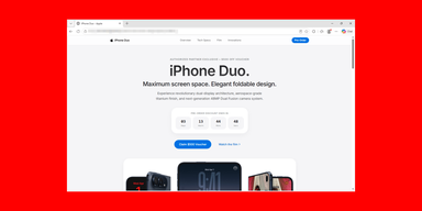 Fake iPhone Duo preorder page can steal crypto wallet data and more