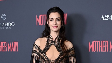 Anne Hathaway stuns in daring sheer gown at London premiere