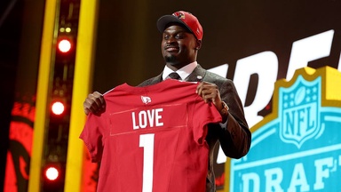Cardinals draft Notre Dame running back Jeremiyah Love with the No. 3 overall pick in 2026 NFL Draft