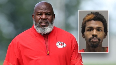 How Eric Bieniemy stays engaged with Chiefs while tending to wife, who recovers from alleged shooting by son