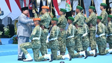 Daftar 6 Kodam dan Pangdam Baru yang Diresmikan Prabowo di HUT TNI