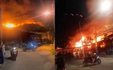 8 Rumah Musnah, Kebakaran Awal Pagi Di Kuala Perlis 