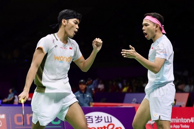 Fajar/Fikri Lolos Perempat Final Kejuaraan Dunia BWF 2026