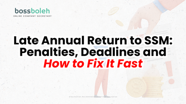 Late Annual Return to SSM: Penalties, Deadlines and How to Fix It Fast