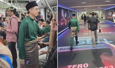 Faishal Ibrahim ditches traffic jam for MRT, praises ride as ‘smoother than kopi’