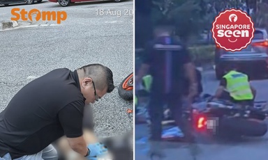 Stomper who gave Seletar West Link accident victim CPR says he did his best: ‘Netizens said I caused his death’