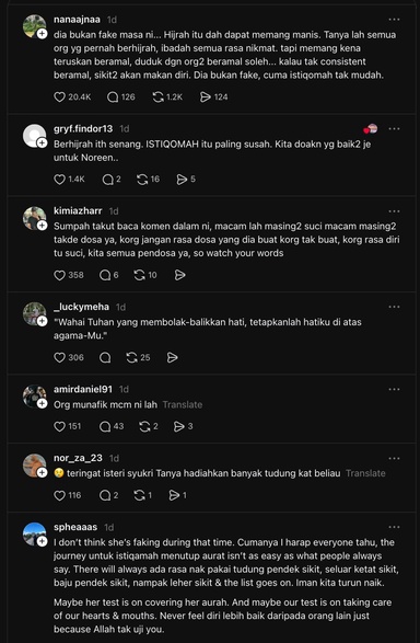 Video Lama Norreen Iman Minta Gambar Tidak Menutup Aurat Dipadam Kembali Tular
