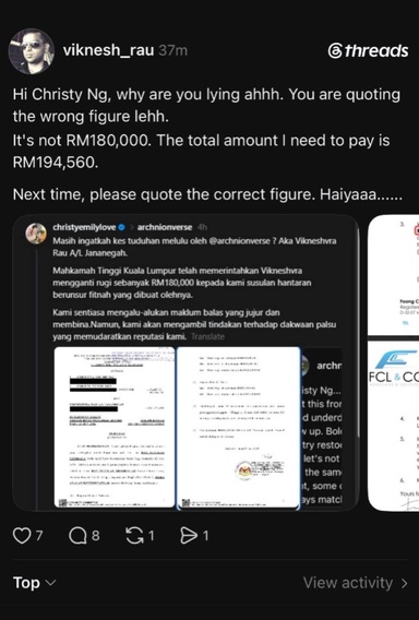 “Lain Kali Tulis Amaun Yang Betul, Haiyaa..” – Archnionverse Seloroh Jumlah Saman Sebenar Cecah RM194,560, Ini Respon Christy Ng