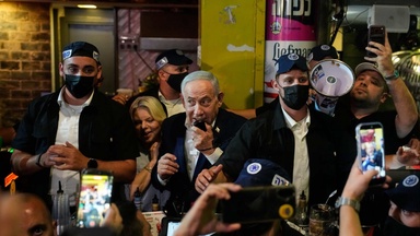 Netanyahu touts Trump endorsement on eve of vote, suggests they may restart war on Iran