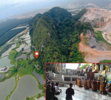 Protected by past governments, century-old Buddhist monastery in Anwar's Tambun constituency faces eviction over quarry works